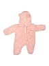 Unbranded 100% Polyester Pink Long Sleeve Onesie Size 3-6 mo - photo 1
