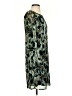 Helene Berman 100% Polyester Animal Print Teal Cocktail Dress Size S - photo 4