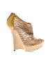 Jimmy Choo Gold Tan Ankle Boots Size EU 38 1/2 - photo 1