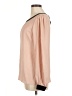 Ann Taylor LOFT 100% Polyester Orange Long Sleeve Blouse Size M - photo 5