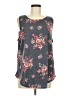 Bombom Gray Sleeveless Blouse Size XL - photo 1
