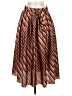 MNG Suit 100% Polyester Stripes Brown Formal Skirt Size XS - photo 1