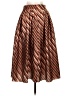 MNG Suit 100% Polyester Stripes Brown Formal Skirt Size XS - photo 2