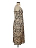 e.ssue 100% Polyester Animal Print Tan Cocktail Dress Size S - photo 4