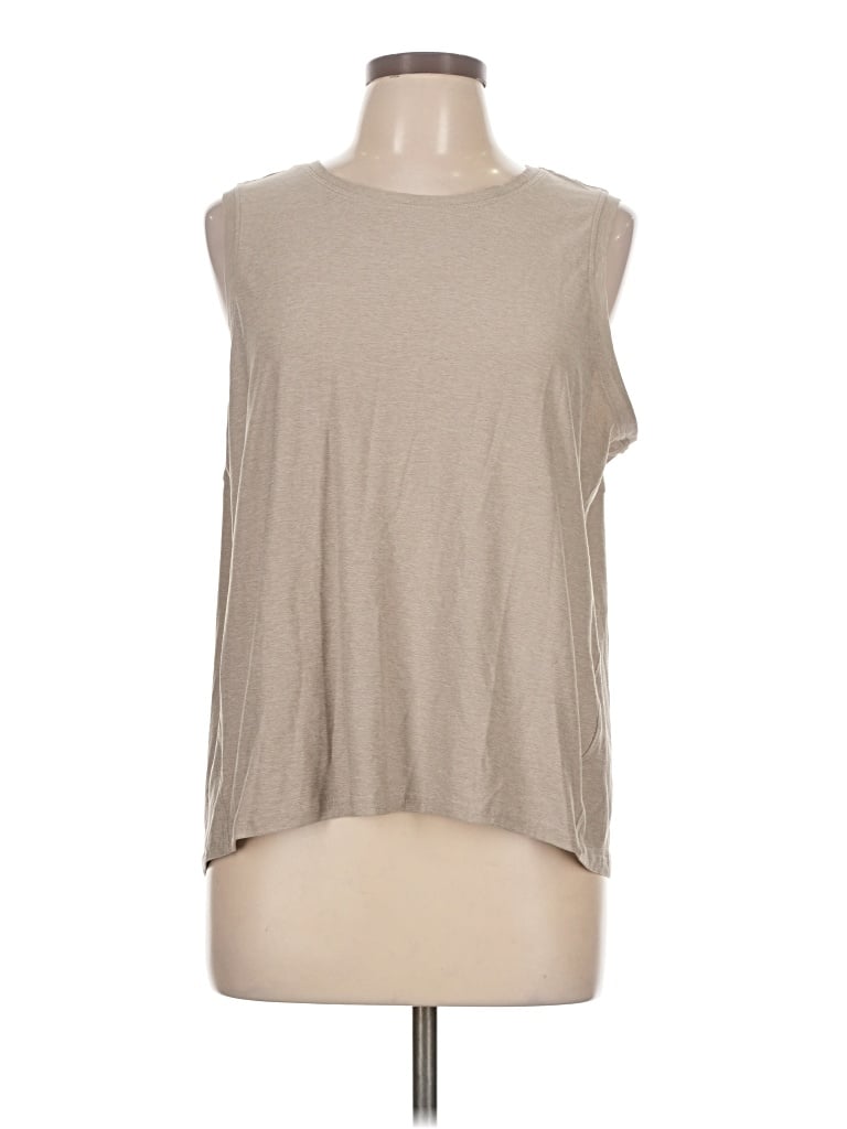 Pre-owned Jockey Sleeveless T-shirt In Tan