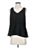 Zara 100% Polyester Black Sleeveless Blouse Size XS - photo 1