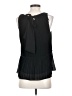 Zara 100% Polyester Black Sleeveless Blouse Size XS - photo 2