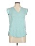 360 Sweater 100% Cotton Teal Sweater Vest Size M - photo 1
