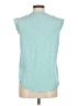 360 Sweater 100% Cotton Teal Sweater Vest Size M - photo 2