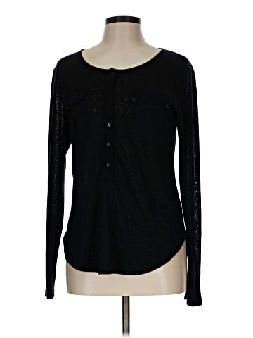 B Collection by Bobeau Long Sleeve Henley (view 1)