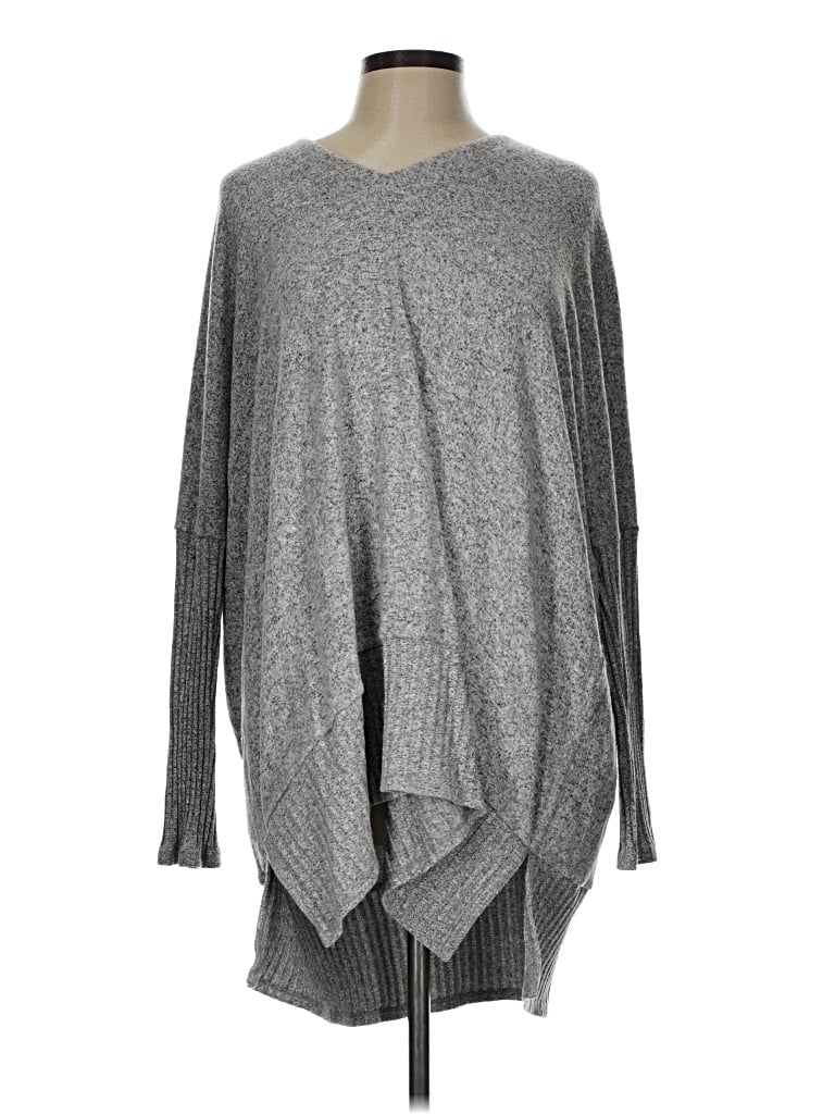 Pre-owned Joseph Ribkoff Poncho In Gray