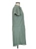 Monteau Solid Green Casual Dress Size M - photo 4