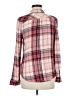 Fred David 100% Rayon Plaid Pink Long Sleeve Blouse Size S - photo 2
