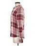 Fred David 100% Rayon Plaid Pink Long Sleeve Blouse Size S - photo 5