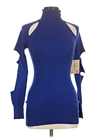 Derek Heart Turtleneck Sweater (view 1)