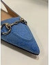 Gucci Blue GG Monogram Flats Size EU (IT) 39 1/2 / US 9 1/2 - photo 3