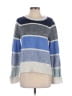 Talbots Color Block Blue Pullover Sweater Size M - photo 1