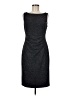 Eliza J 100% Polyester Tweed Gray Cocktail Dress Size 8 - photo 1