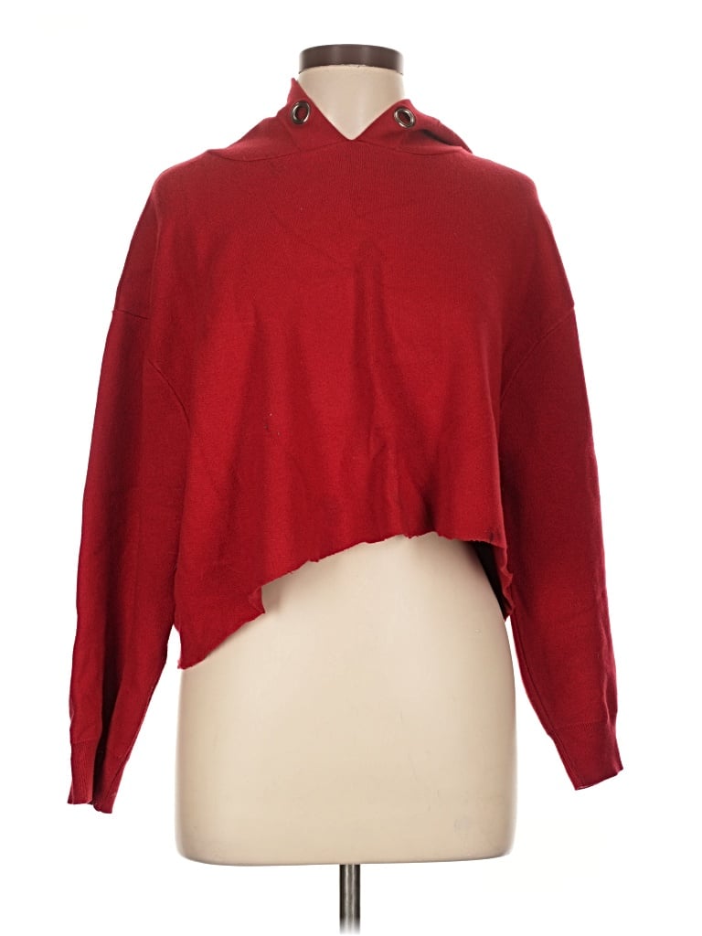 Pre-owned Zara Poncho In Red