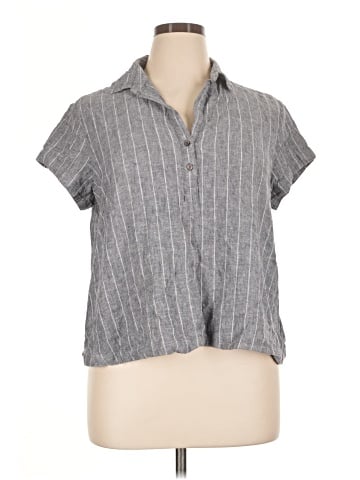 Nic + Zoe Short Sleeve Blouse (view 1)