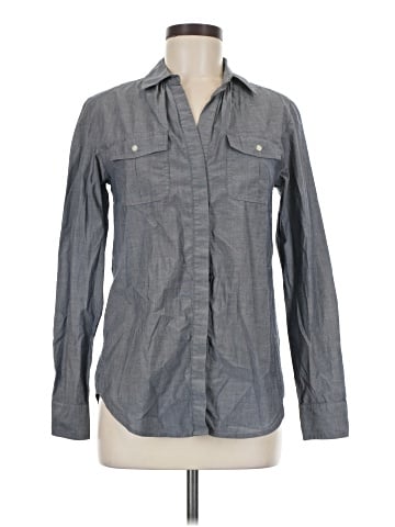 Ann Taylor Long Sleeve Button-Down Shirt (view 1)