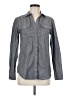 Ann Taylor Gray Long Sleeve Button-Down Shirt Size 2 - photo 1