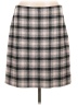 Talbots Plaid Gray Wool Skirt Size 10 - photo 1