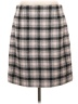 Talbots Plaid Gray Wool Skirt Size 10 - photo 2