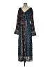 Lulus 100% Polyester Paisley Blue Casual Dress Size S - photo 1