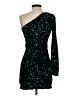 Lulus Stars Teal Cocktail Dress Size XS - photo 2