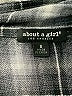 About A Girl Plaid Gray Kimono Size S - photo 7