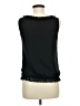 H&M 100% Polyester Black Sleeveless Blouse Size 6 - photo 2