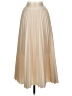 Unbranded Solid Ivory Tan Formal Skirt Size 23 waist (estimated) - photo 1