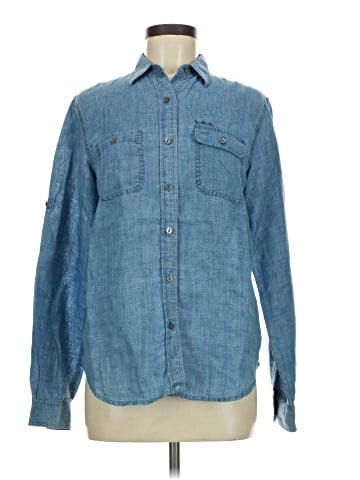 Lauren by Ralph Lauren Long Sleeve Button-Down Shirt (view 1)