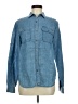 Lauren by Ralph Lauren Blue Long Sleeve Button-Down Shirt Size M (petite) - photo 1