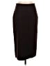 Theory Houndstooth Burgundy Wool Skirt Size S - photo 1