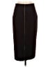 Theory Houndstooth Burgundy Wool Skirt Size S - photo 2