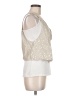 Eileen Fisher 100% Silk Ivory Vest Size M - photo 4