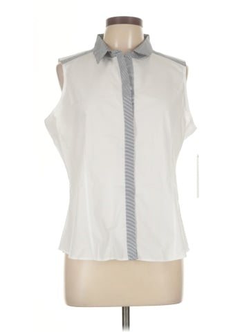Calvin Klein Sleeveless Button-Down Shirt (view 1)