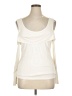 Bar III Ivory Sleeveless Blouse Size XL - photo 1