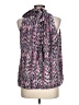 Etcetera 100% Silk Purple Sleeveless Silk Top Size 12 - photo 2