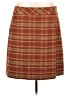 Talbots Plaid Brown Casual Skirt Size 12 - photo 1