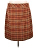 Talbots Plaid Brown Casual Skirt Size 12 - photo 2