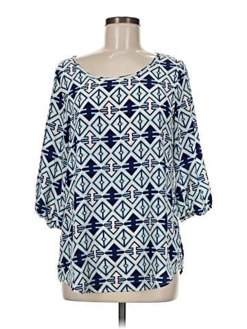 Peach Love 3/4 Sleeve Blouse (view 1)