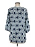 Peach Love 100% Polyester Blue 3/4 Sleeve Blouse Size M - photo 2