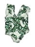 Unbranded Tropical Green One Piece Swimsuit Size 3-6 mo - photo 2