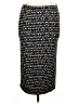 Bisou Bisou Graphic Black Formal Skirt Size XL - photo 1