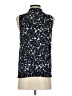 Roan + Ryan 100% Polyester Blue Sleeveless Blouse Size S - photo 2