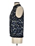 Roan + Ryan 100% Polyester Blue Sleeveless Blouse Size S - photo 5