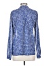 HD in Paris 100% Polyester Blue Long Sleeve Blouse Size 4 - photo 2